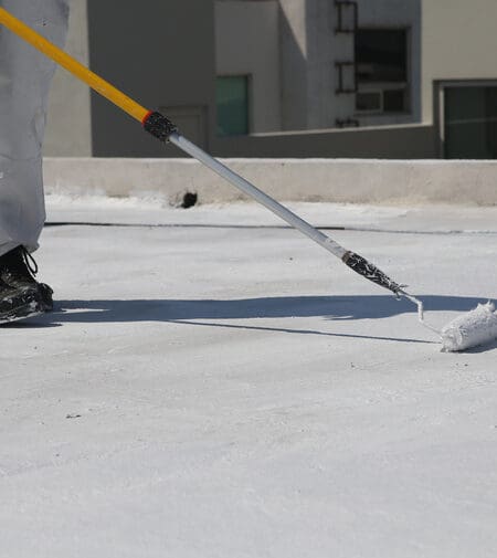 roof waterproofing by applying sealant